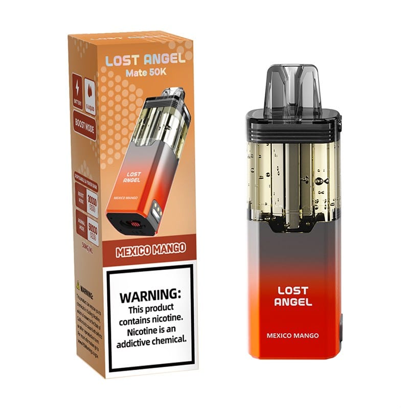A Mexico Mango Lost Angel Mate 50K Pod by Vape4Less.