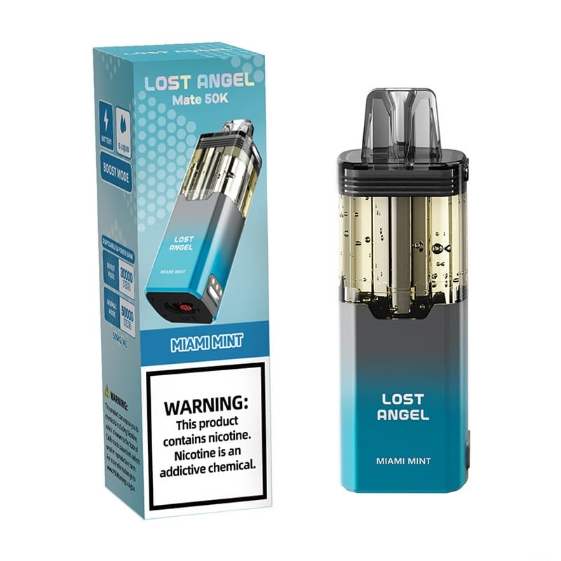 Miami-Mint-lost-angel-mate-50k-pod A Miami Mint Lost Angel Mate 50K Pod by Vape4Less.