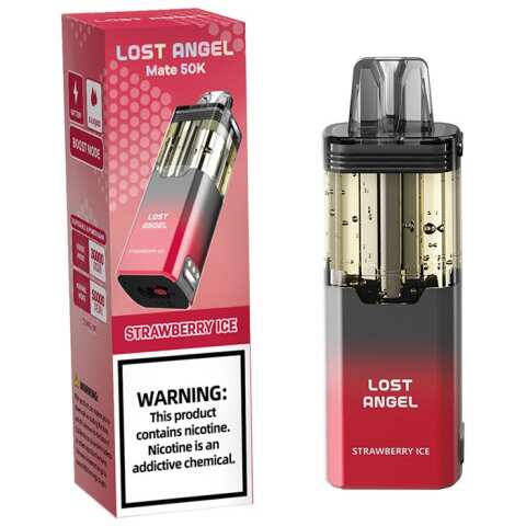 A Strawberry Ice Lost Angel Mate 50K Pod by Vape4Less.