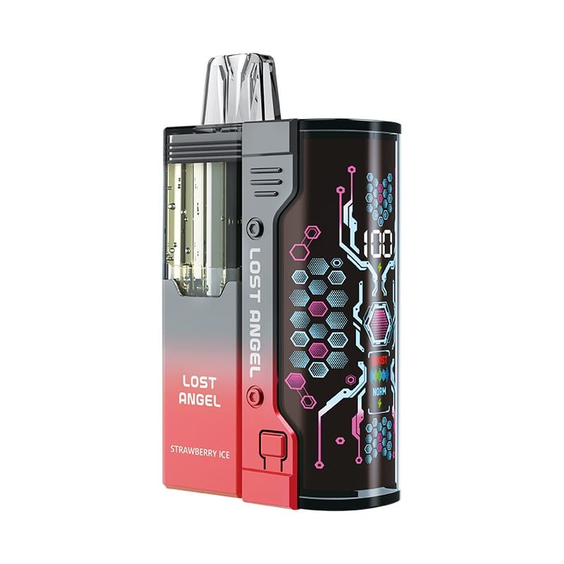 A Strawberry Ice Lost Angel Mate 50K Kit by Vape4Less.