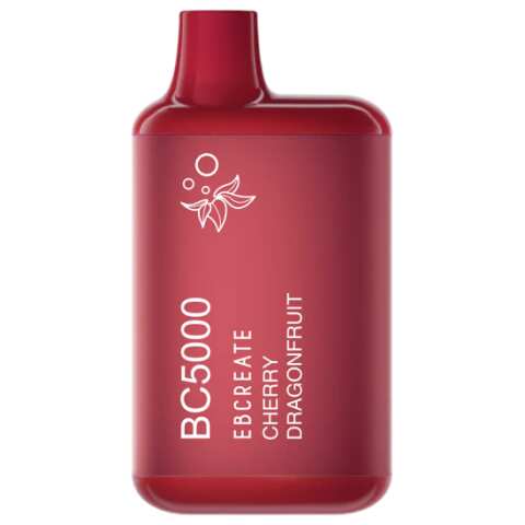 A Cherry Dragonfruit EB CREATE BC5000 Thermal Edition disposable vape by Vape4Less.