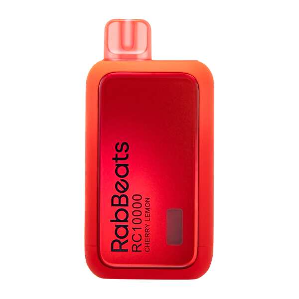 A 18ml Cherry Lemon RabBeats RC10000 Flavor Description Flavor: Cherry Lemon – Rabbeats 10K blends bold cherry with zesty lemon in a refreshingformula. Enjoy up to 10,000 puffs in this rechargeable disposable with dual mesh coils and a smart display. by Vape4Less.