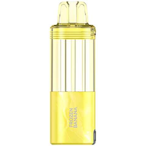 A Frozen Banana Foger Switch Pro Pod 30K disposable vape by Vape4Less.