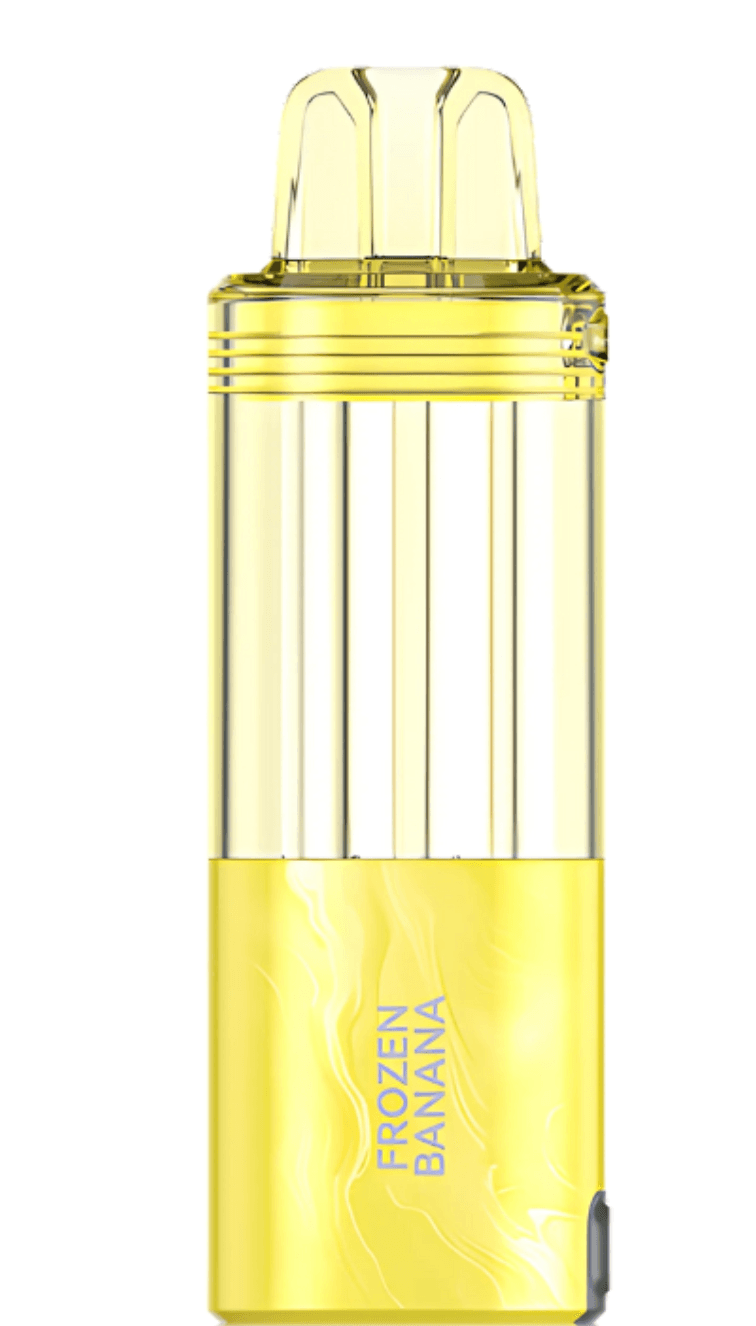 A Frozen Banana Foger Switch Pro Pod 30K disposable vape by Vape4Less.
