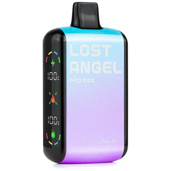 A 16ml Grape Ice Lost Angel Pro Max 20K disposable vape by Vape4Less.