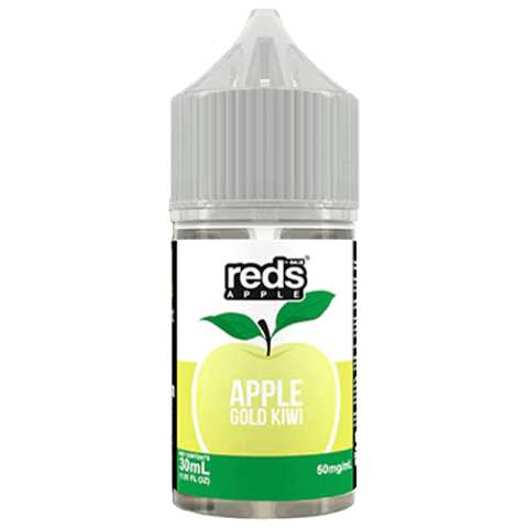 A 30ml bottle of Gold Kiwi Apple Redse-liquid bottle by Vape4Less.