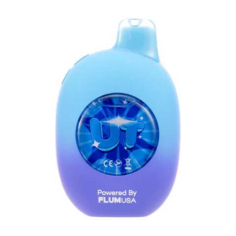 A 16ml Blue Razz Lemonade UT 50K disposable vape by Vape4Less.