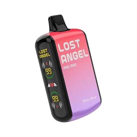 A 16ml Crazy Berry Ice Lost Angel Pro Max 20K disposable vape by Vape4Less.