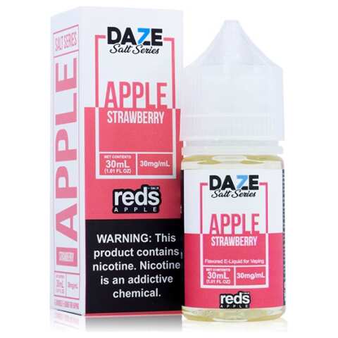 A 30ml bottle of Strawberry by Apple Redsbottle by Vape4Less.