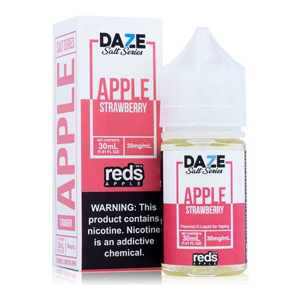 A 30ml bottle of Strawberry by Apple Redsbottle by Vape4Less.
