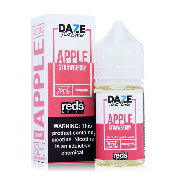 A 30ml bottle of Strawberry by Apple Redsbottle by Vape4Less.