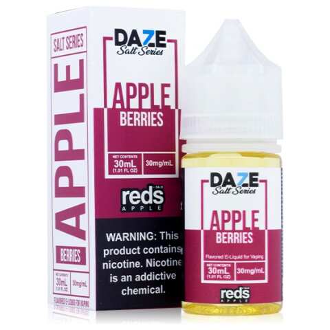 A 30ml bottle of Berries Apple Redsbottle by Vape4Less.