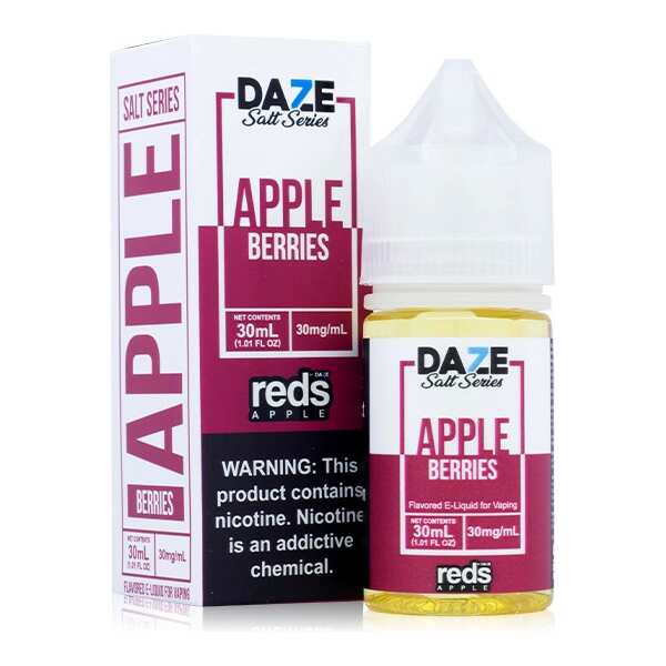 A 30ml bottle of Berries Apple Redsbottle by Vape4Less.