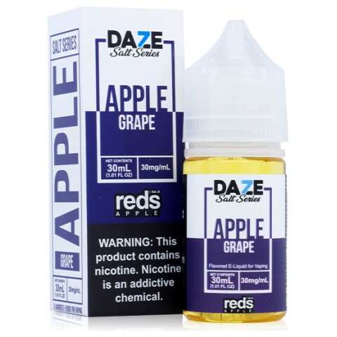 A 30ml bottle of Grape Apple Redsbottle by Vape4Less.