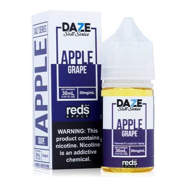 A 30ml bottle of Grape Apple Redsbottle by Vape4Less.