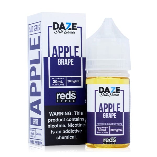 products-Reds-Salt-Grape-30ml-Box__42590.1595377570.1280.1280 A 30ml bottle of Grape Apple Redsbottle by Vape4Less.