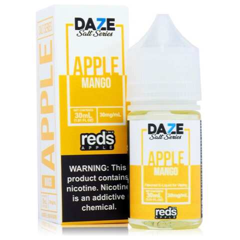 A 30ml bottle of Mango Apple Redsbottle by Vape4Less.