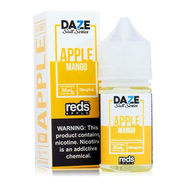 A 30ml bottle of Mango Apple Redsbottle by Vape4Less.