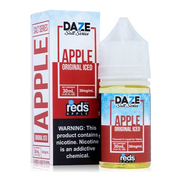 A 30ml bottle of Apple Redsbottle by Vape4Less.