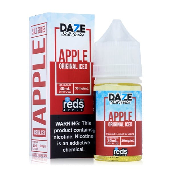 A 30ml bottle of Apple Redsbottle by Vape4Less.