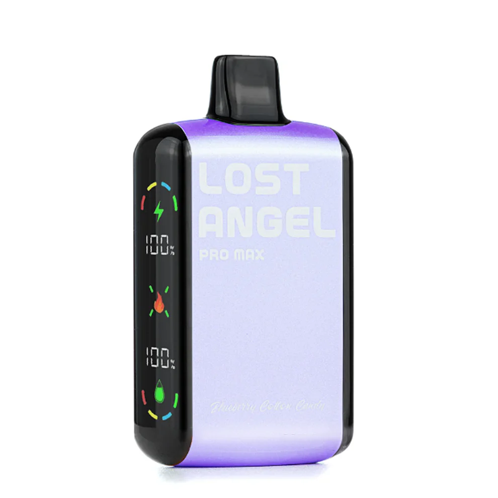 A 16ml Blueberry Cotton Candy Lost Angel Pro Max 20K by Vape4Less.