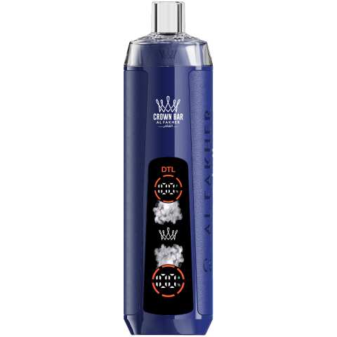 A Blueberry Sour Raspberry Al Fakher Crown Bar 8000 Pro by Vape4Less.