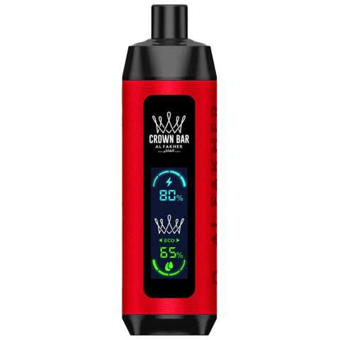 A Cherry Ice Al Fakher Crown Bar 8000 Pro by Vape4Less.