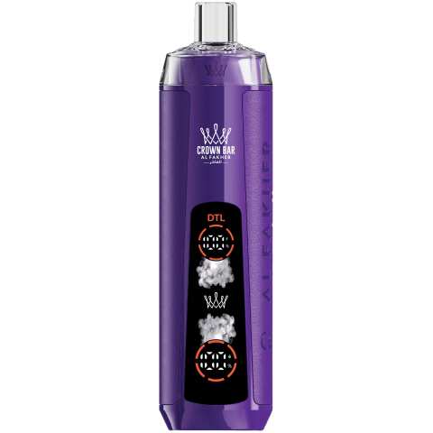 A Grape Al Fakher Crown Bar 8000 Pro by Vape4Less.