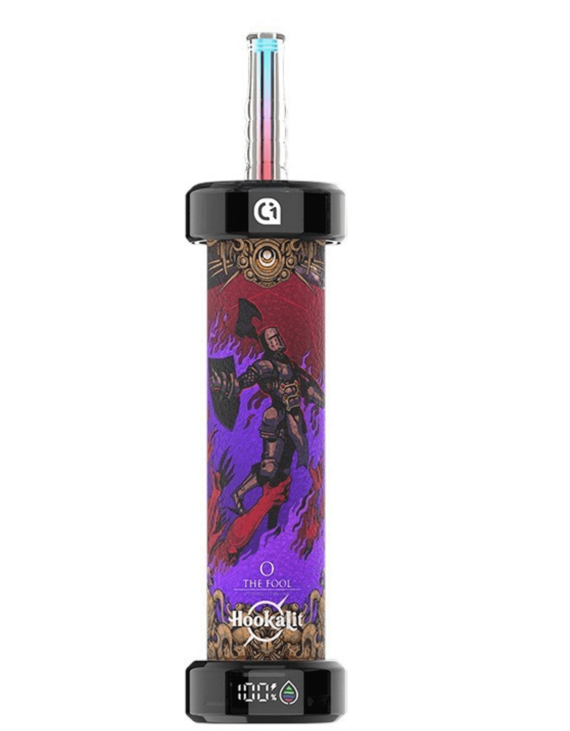 A 30ml Grape Ice Olit Hookalit 40K disposable vape by Vape4Less.