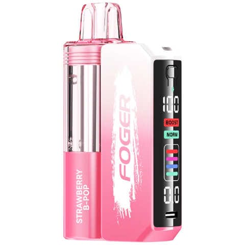 A Strawberry B Pop Foger Switch Pro Kit 30K by Vape4Less.