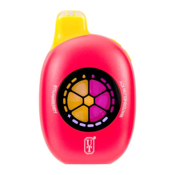 A 16ml Strawberry / Watermelon Icy UT 50K Description Flavor: Strawberry Watermelon Ice by Lost Mary MO5000 is a refreshing and invigorating blend that combines the juicy sweetness of ripe strawberries with the crisp and cool flavor of juicy watermelon. With each puff, you’ll experience the mouthwatering taste of these two iconic fruits, perfectly balanced and complemented by a touch of icy freshness. by Vape4Less.