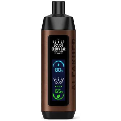 A Watermelon Pineapple Al Fakher Crown Bar 8000 Pro disposable vape by Vape4Less.