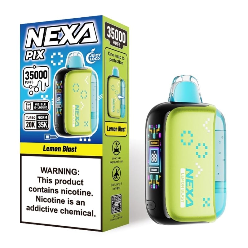 lemon-blast-nexa-pix-35k A 16ml Lemon Blast Nexa Pix 35K by Vape4Less.