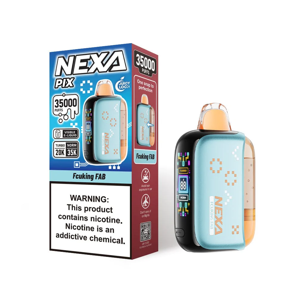 nexa-pix-35k-disposable-vape-fcuking-fab A 16ml Fcuking Fab Nexa Pix 35K by Vape4Less.