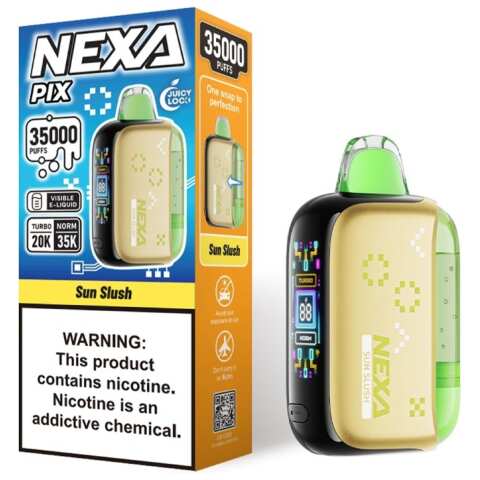 A 16ml Sun Slush Nexa Pix 35K by Vape4Less.