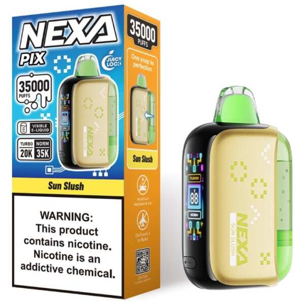 A 16ml Sun Slush Nexa Pix 35K by Vape4Less.