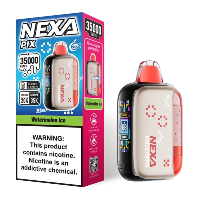 A 16ml Watermelon Ice Nexa Pix 35K by Vape4Less.
