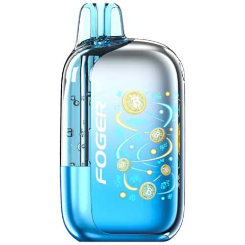 A Cool Mint Foger Bit 35K disposable vape 35000 puffs classic crisp icy menthol flavor by Vape4Less.