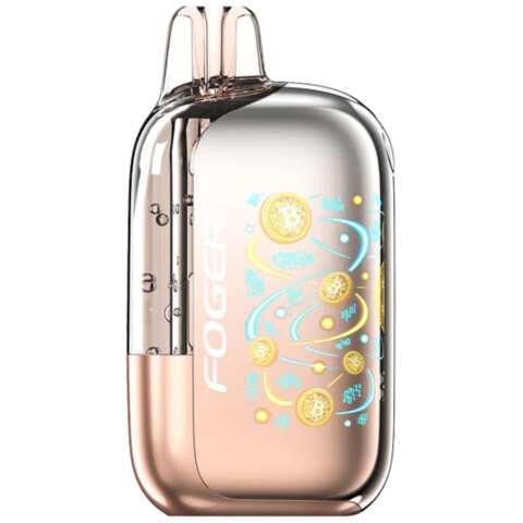 A Georgia Peach Foger Bit 35K disposable vape 35000 puffs sweet peach flavor by Vape4Less.