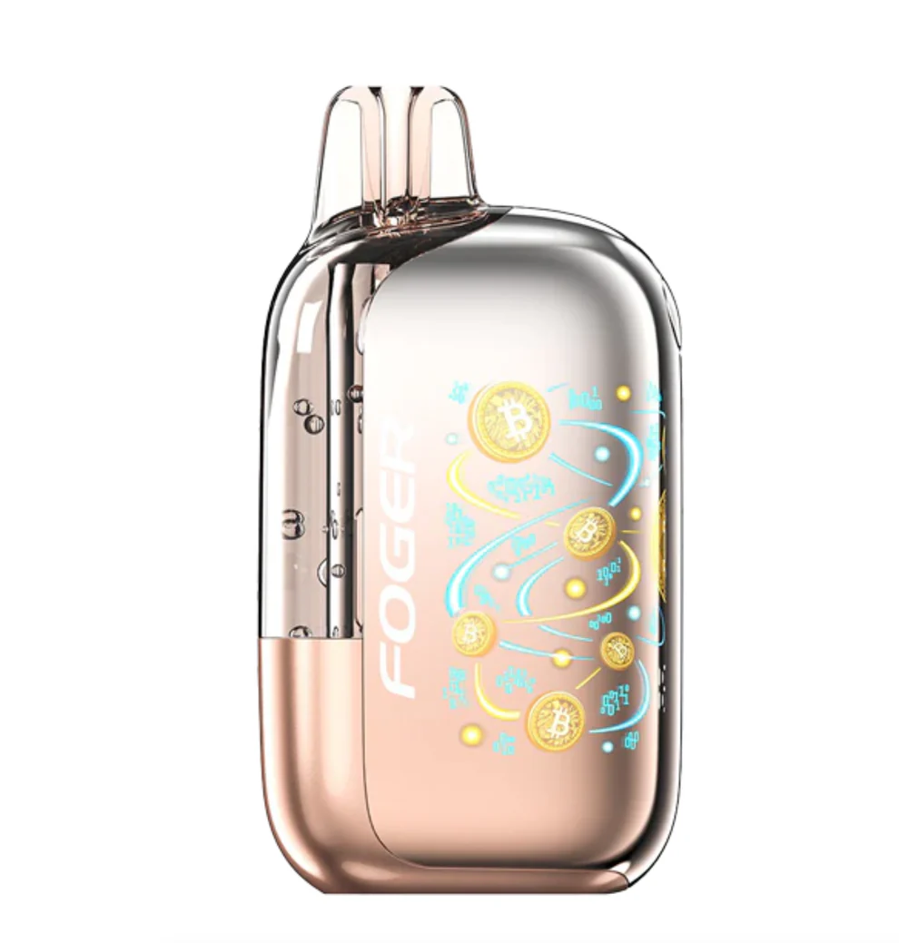 A Georgia Peach Foger Bit 35K disposable vape 35000 puffs sweet peach flavor by Vape4Less.