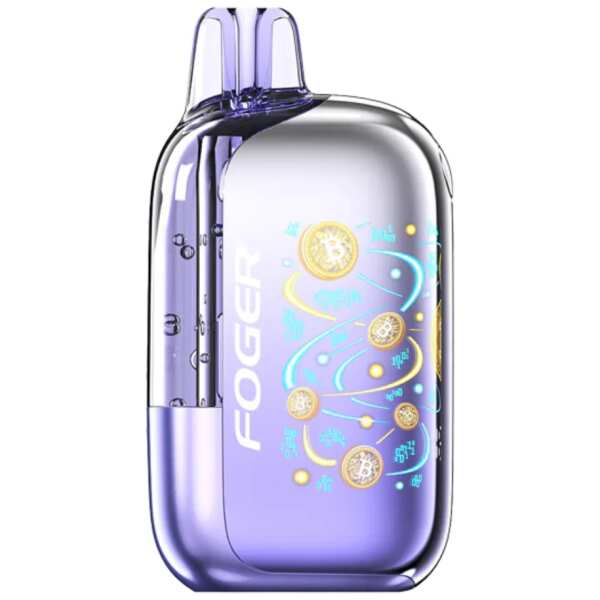A White Peach Raspberry Foger Bit 35K disposable vape 35000 puffs by Vape4Less.