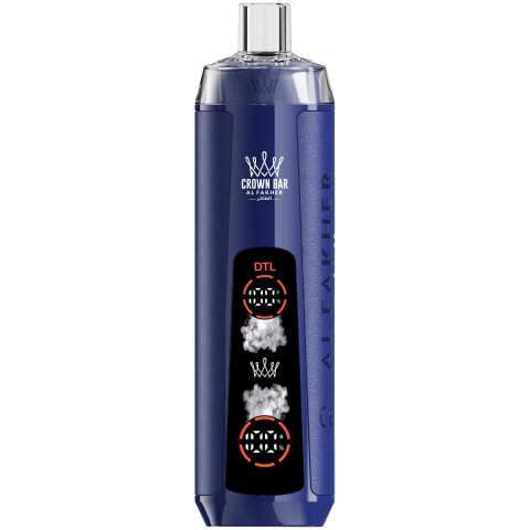 A Berry Ice Al Fakher Crown Bar Pro 8000 DTL disposable vape mixed berries menthol by Vape4Less.