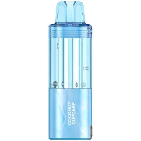 A Coconut Cupcake Foger Switch Pro Pod 30K disposable pod showing coconut and cupcake graphic by Vape4Less.