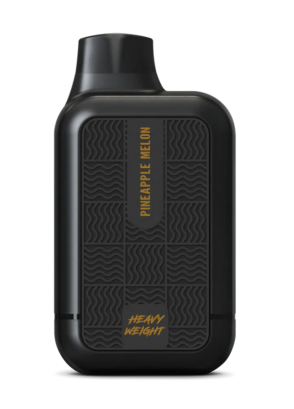 Pineapple-Melon-VAPE-FRONTSIDE A 15ml Pineapple Melon Tyson 2.0 Heavy Weight disposable vape with pineapple and melon fruit design. by Vape4Less.