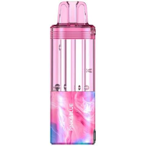 A Pink & Blue Foger Switch Pro Pod 30K offers a fruity berry and icy blend in a 30K puff vape with dual mesh coil and USB-C fast charging. by Vape4Less.