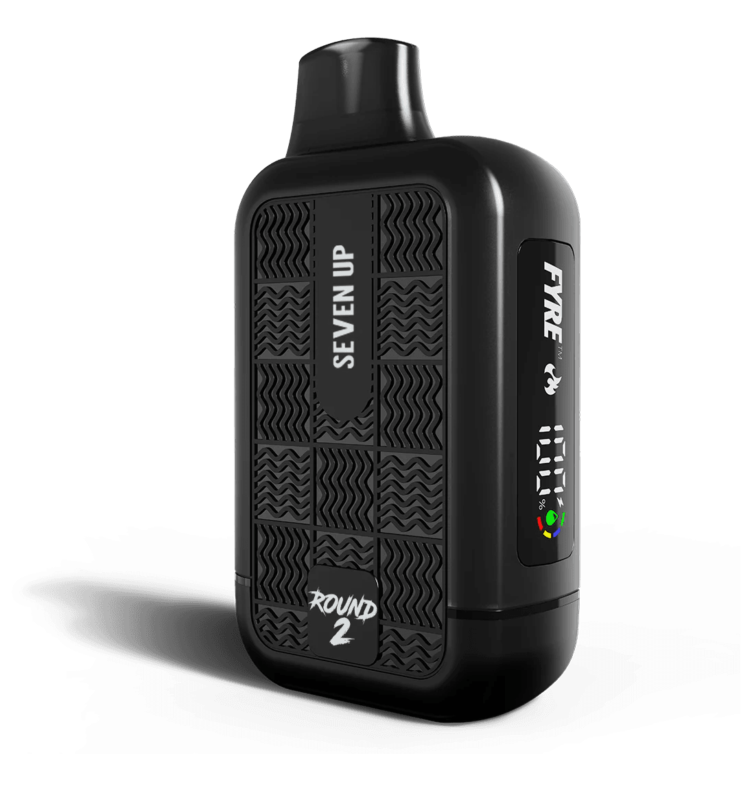 A 15ml Seven Up Tyson 2.0 Heavy Weight disposable vape with lemon and lime soda-inspired design on the body. by Vape4Less.