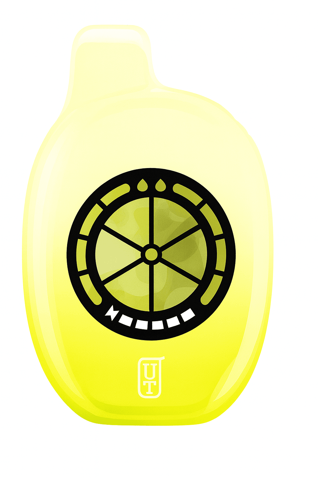 Strawnana : Gelato UT 50K A 16ml Strawnana / Gelato UT 50K disposable vape with strawberry, banana, and gelato imagery on a sleek modern device. by Vape4Less.