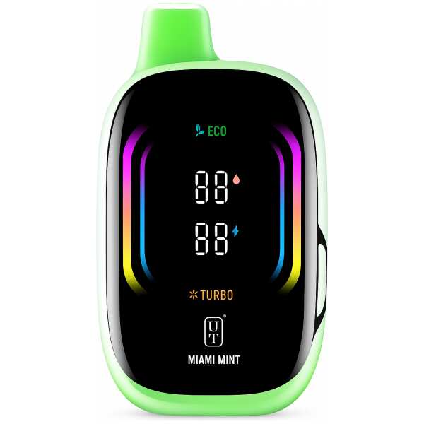 A Miami Mint Float Mello Pro 50K disposable vape by Vape4Less.
