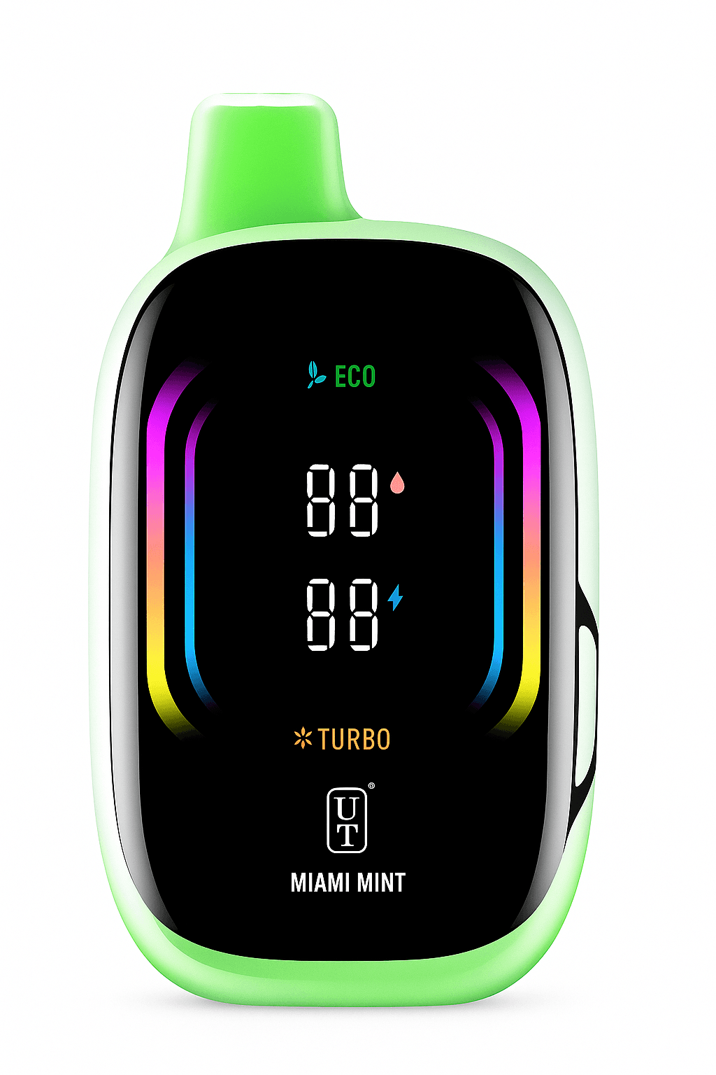 Miami Mint Flum Mello Pro 50K A Miami Mint Float Mello Pro 50K disposable vape by Vape4Less.