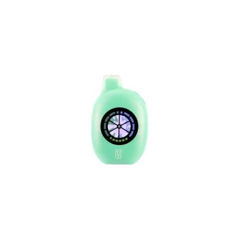 A 16ml Slushy / Lemon UT 50K disposable vape with lemon and icy slushy artwork on a sleek device with smart screen. by Vape4Less.